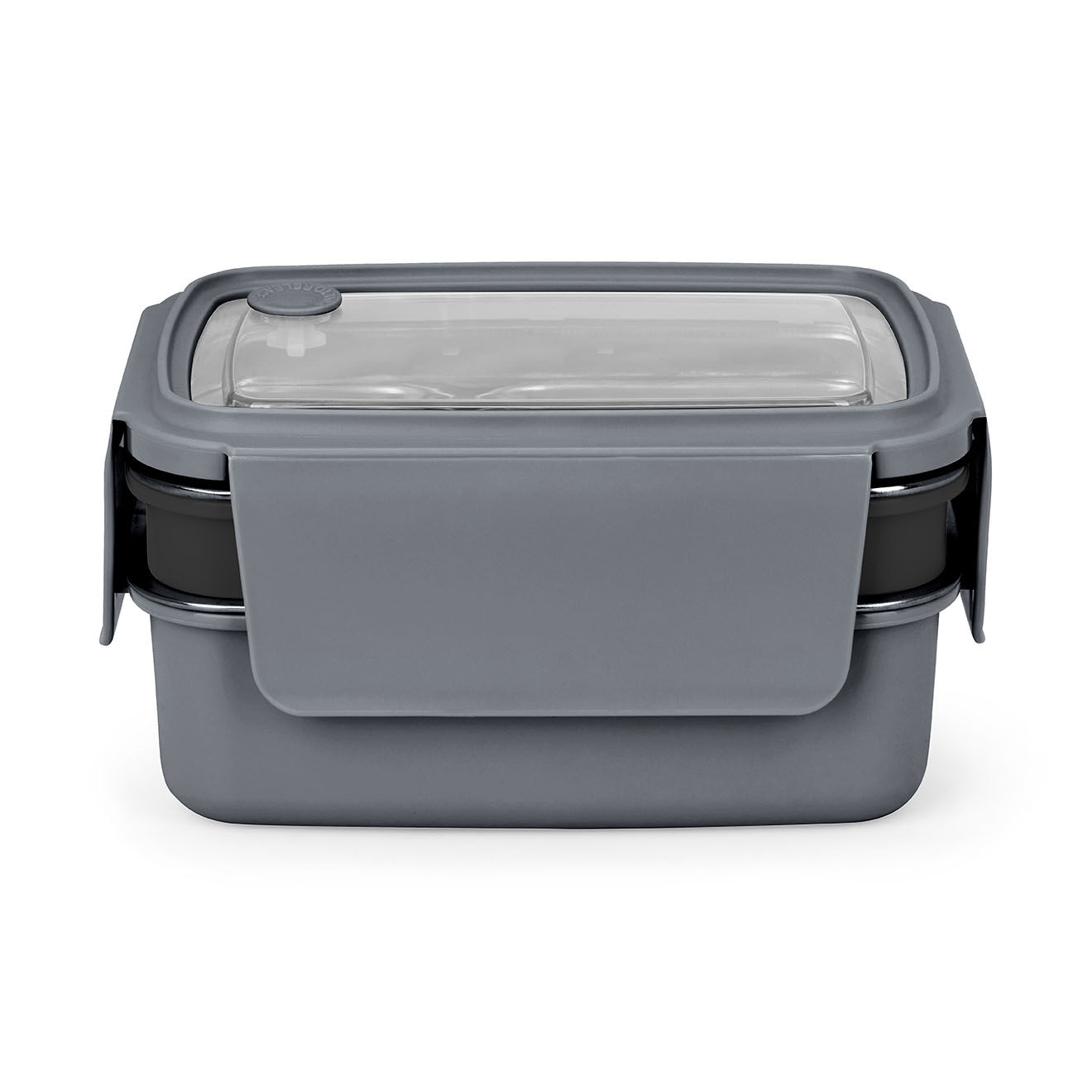 Livoo Lunch box isotherme transparente - 17.6x13.2x6.4 cm