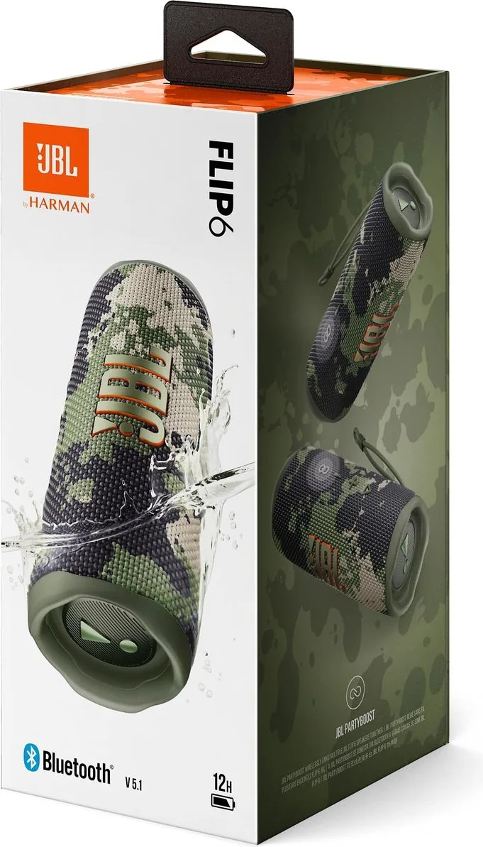 JBL Flip 6 Camouflage Enceintes Bluetooth portables