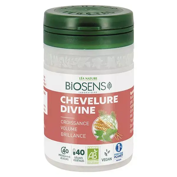 Biosens Divine Hair Orgânico 40 cápsulas vegetais