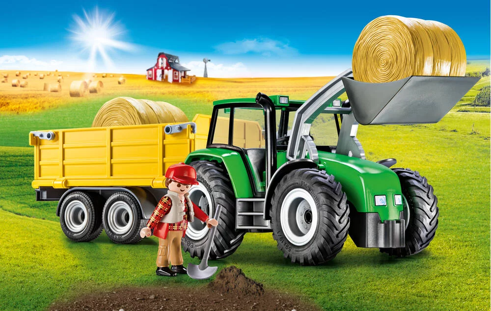 TRACTEUR AVEC REMORQUE - 9317