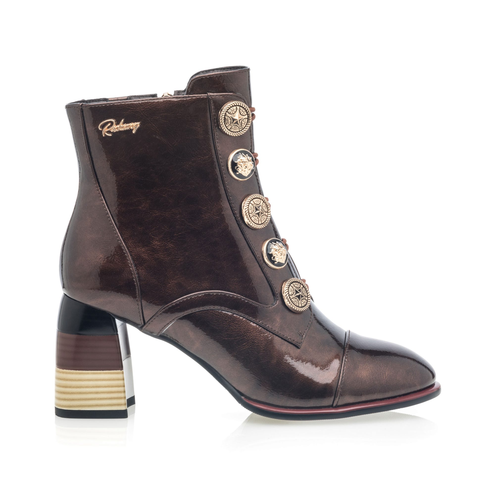 Bottines à talon Femme bronze