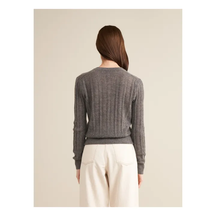 Bellerose Pull Rybba Laine Mérinos Extra Fine - Collection Femme | Gris