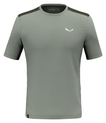 T-Shirt Manches Courtes Salewa Puez Hybrid Vert