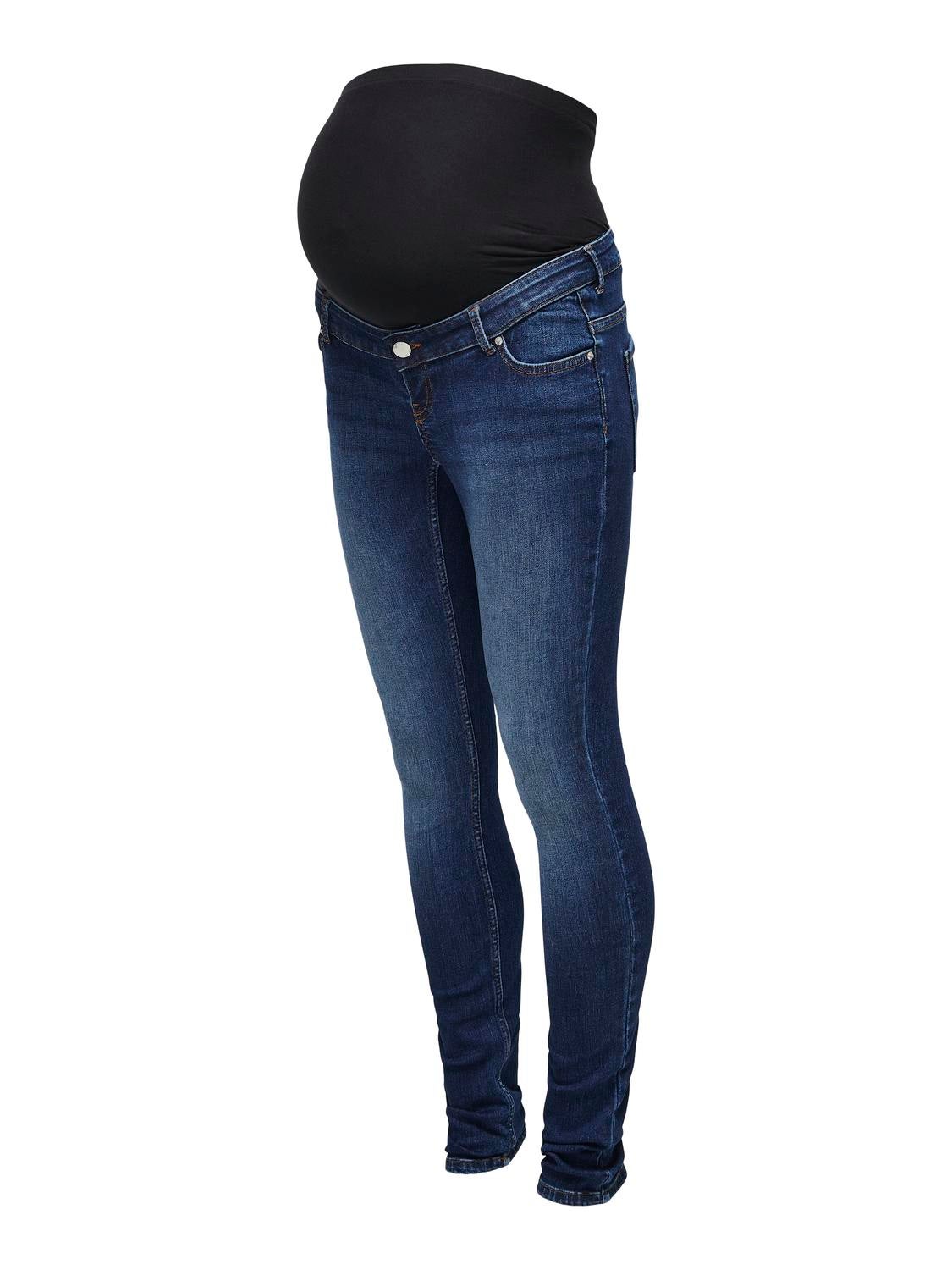 OLMBELLY Skinny Fit Jeans Medium Blue Denim