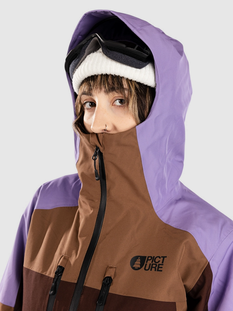 Picture Exa Jacket paisley cocoa chicory