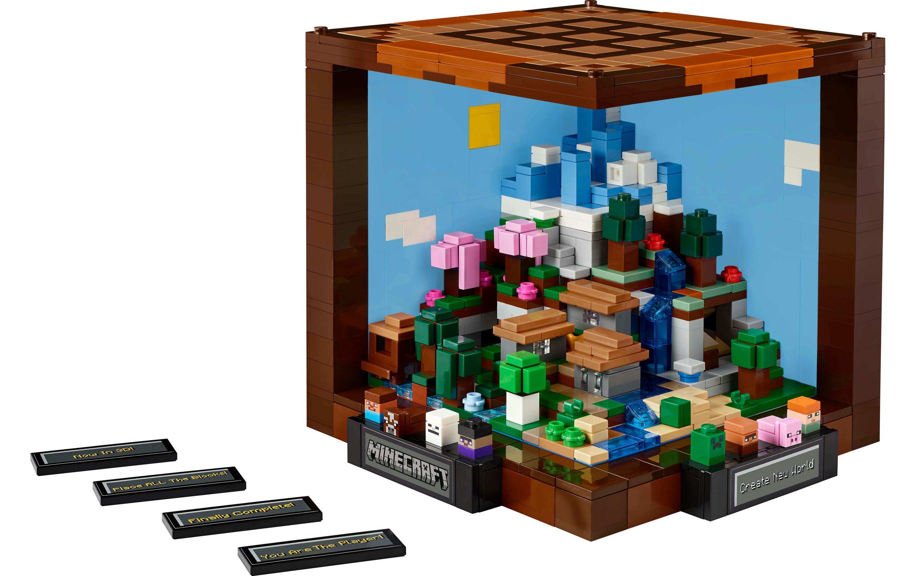 Minecraft Die Werkbank 21265Bauset für Erwachsene zum Jubiläum des beliebten Videospiels