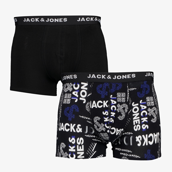 Jack & Jones heren boxershorts 2-pack tekstopdruk