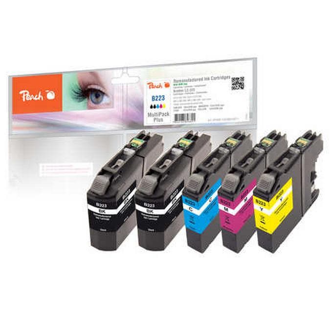 Tintenset Brother LC-223 BK/C/M/YDruckerpatrone: Schwarz, Cyan, Magenta, Gelb