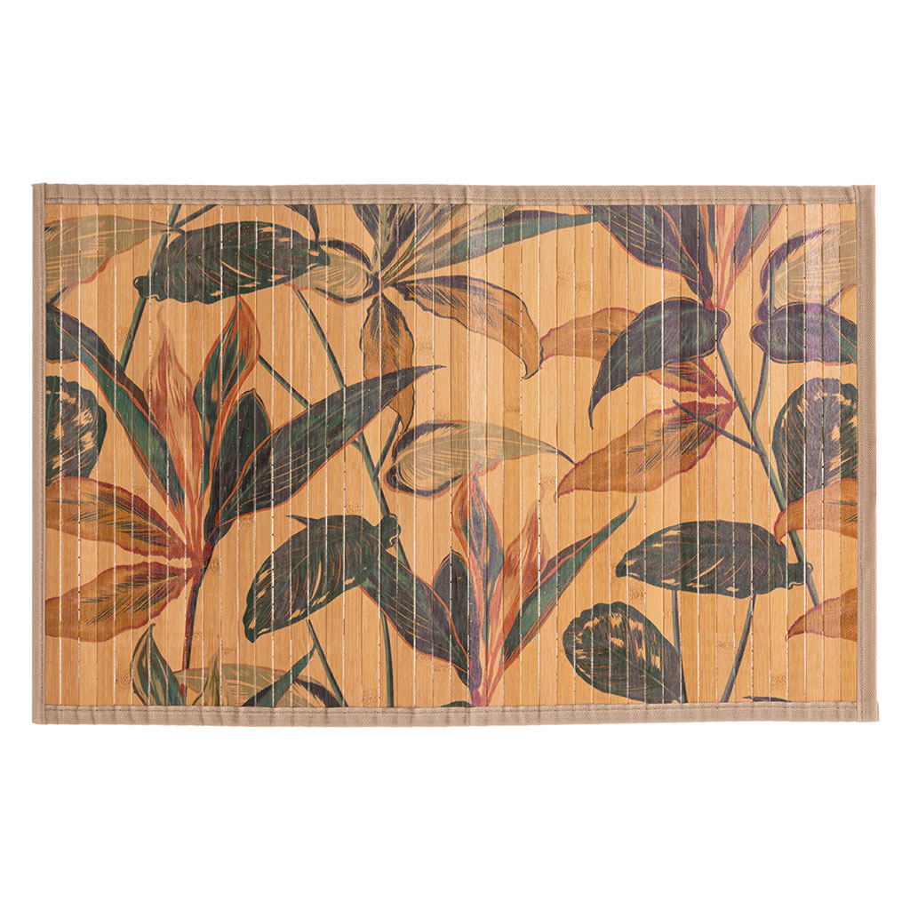 Tapis de bain à lattes bambou PALAWAN 50x80cm