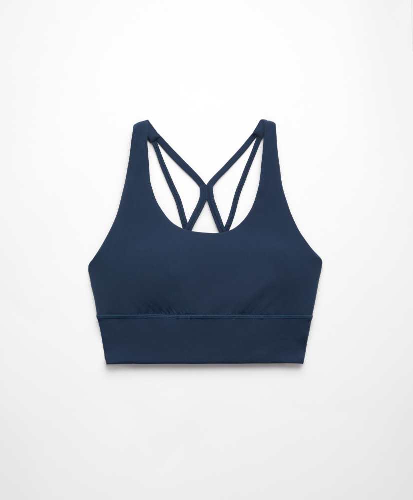 Sutiã esportivo com suporte médio para os seios.