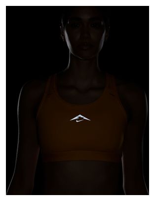 Brassière Nike Trail Swoosh On-The-Run Orange