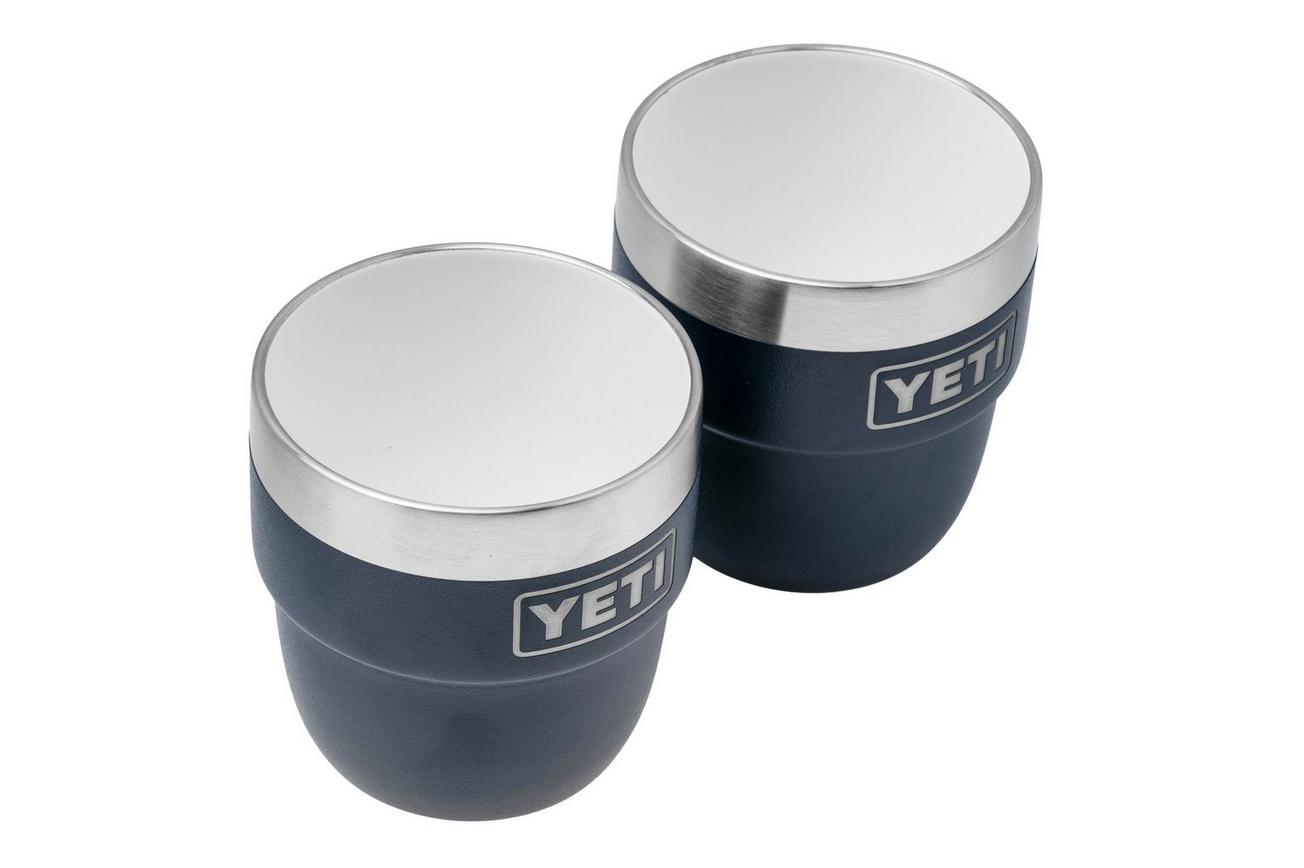 Yeti Rambler Stackable Espresso Cups 4oz, Navy Blue, stapelbare thermosbekers, 118 ml