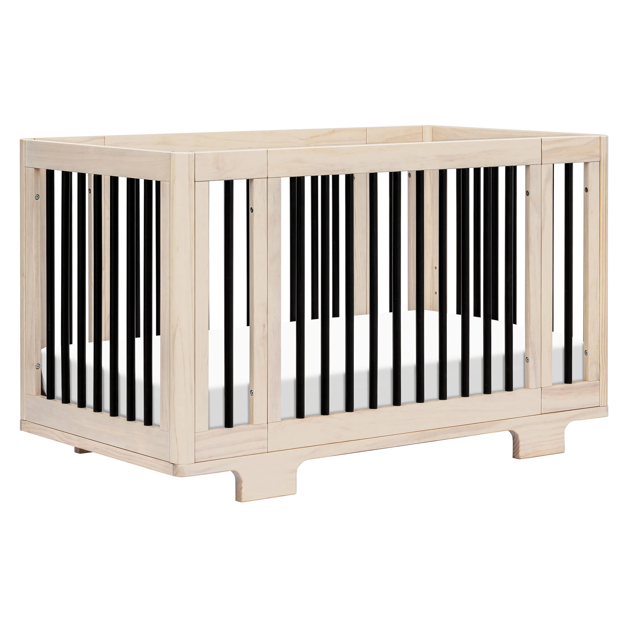 Babyletto Couchette Convertible 8 en 1 Yuzu - Naturel Lavé  Noir