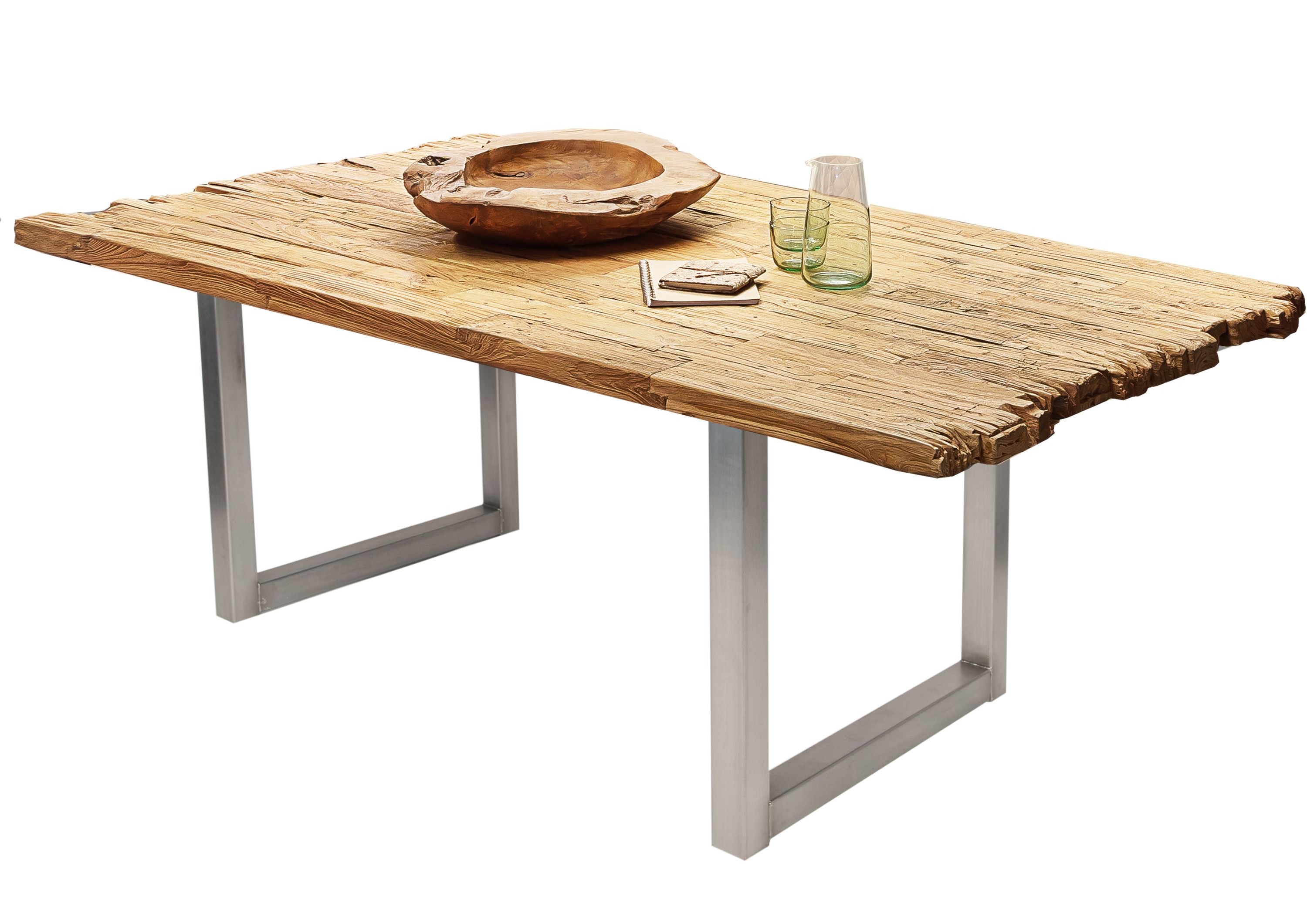 Tischplatte 240x100 Teak Esstisch Schreibtisch DIY Tisch Zubehör Küchentisch