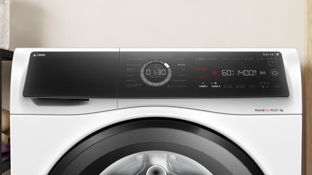 Bosch Serie 8 vaskemaskine/tørretumbler WNC254A0SN (10,5/6 kg) TÆNK TESTVINDER