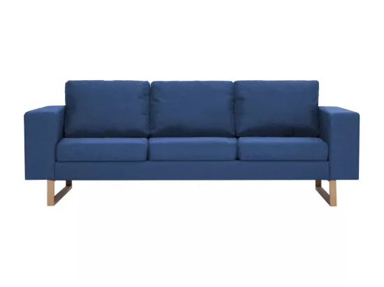 Ensemble de canapé 2 pièces Tissu Bleu