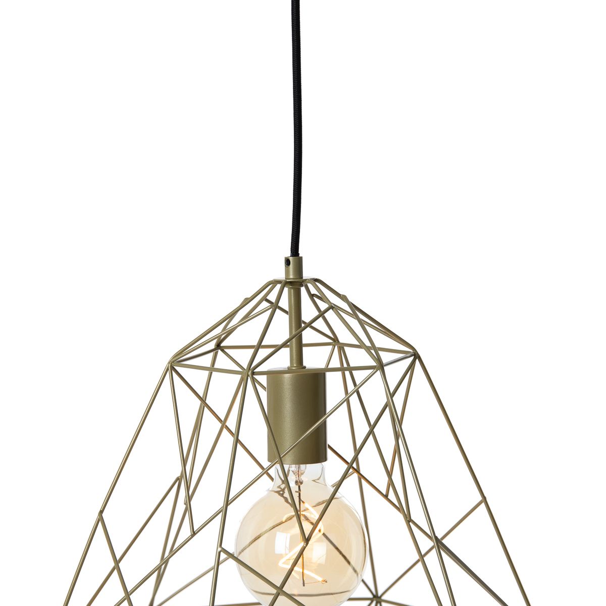 Industriële hanglamp goud  - Framework Basic