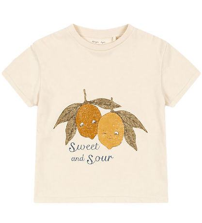 Konges Sløjd T-Shirt - Famo - Mandelmilch