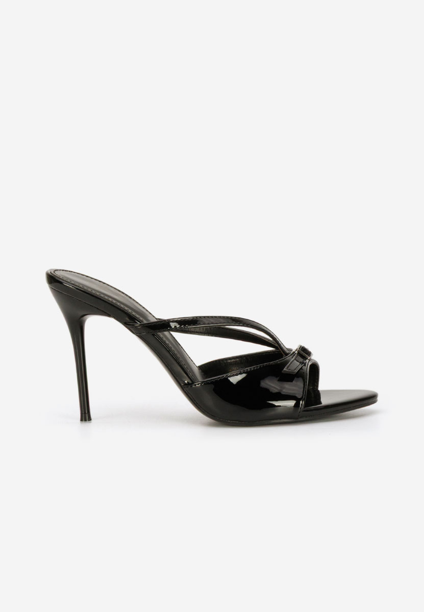 Mules a talon noirs Alessandra