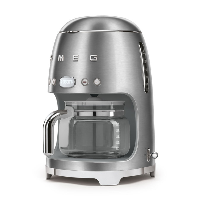 Cafetière SMEG filtre programmable - inox DCF02SSEU + offre cadeaux