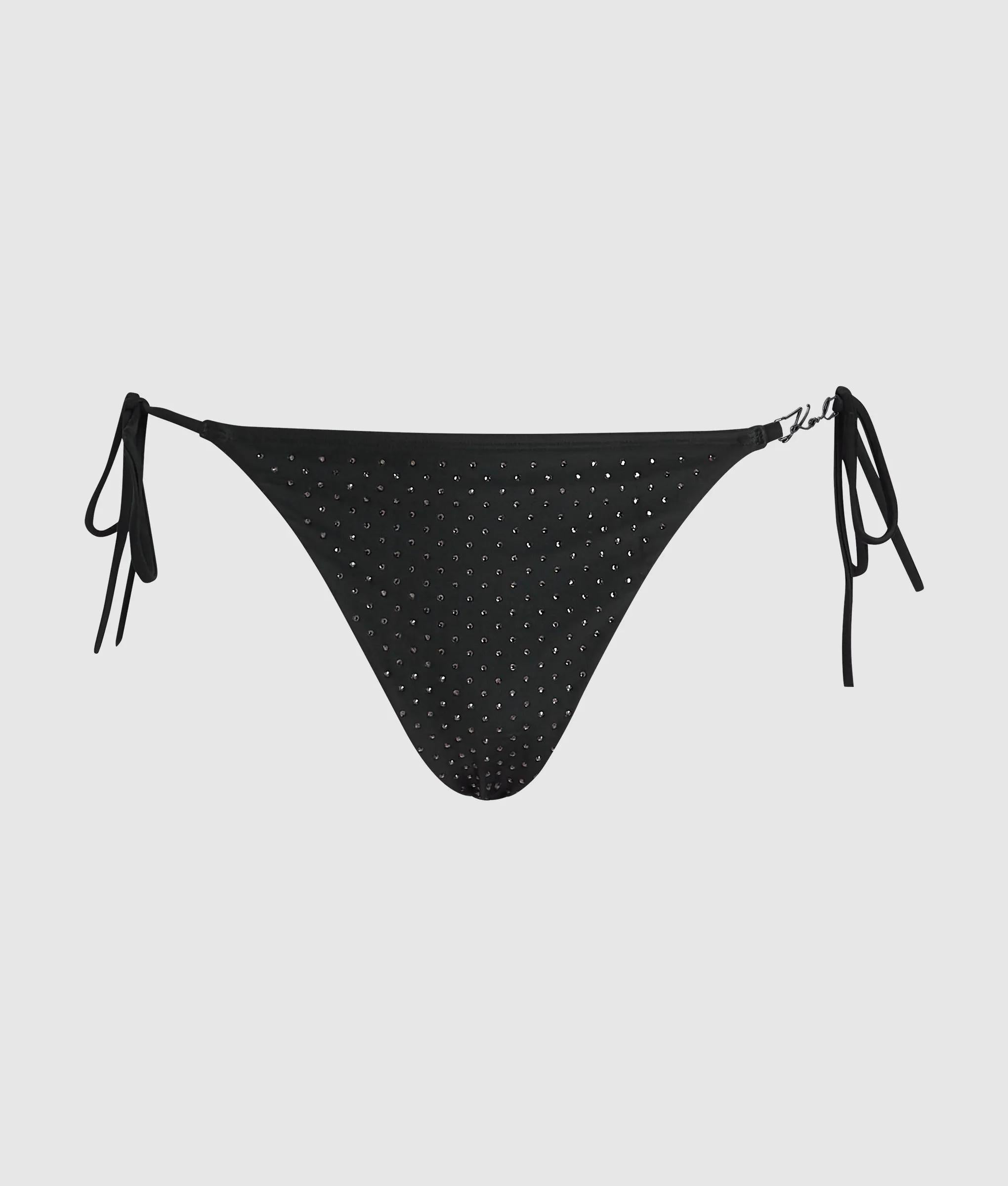 Bikinibroekje met strass-steentjes