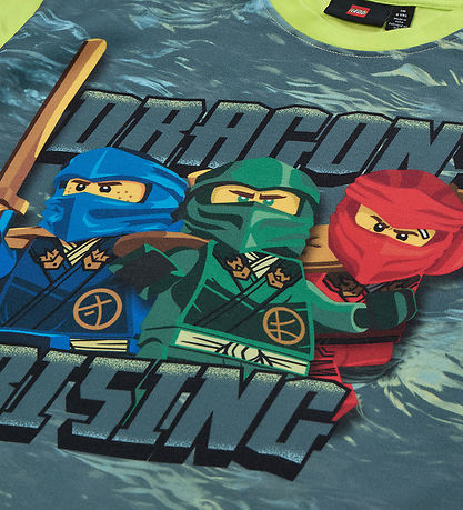 LEGO® Ninjago T-Shirt - LwTaffy 302 - Hellgrün m. Print