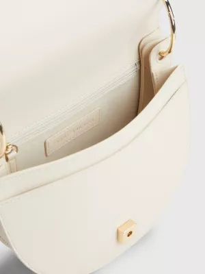 Bolsa de selim com monograma chique