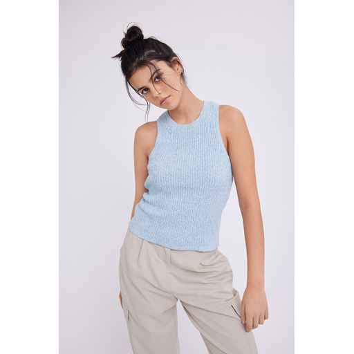 Envii Enchack Racer Top, White/Blue Melange, M