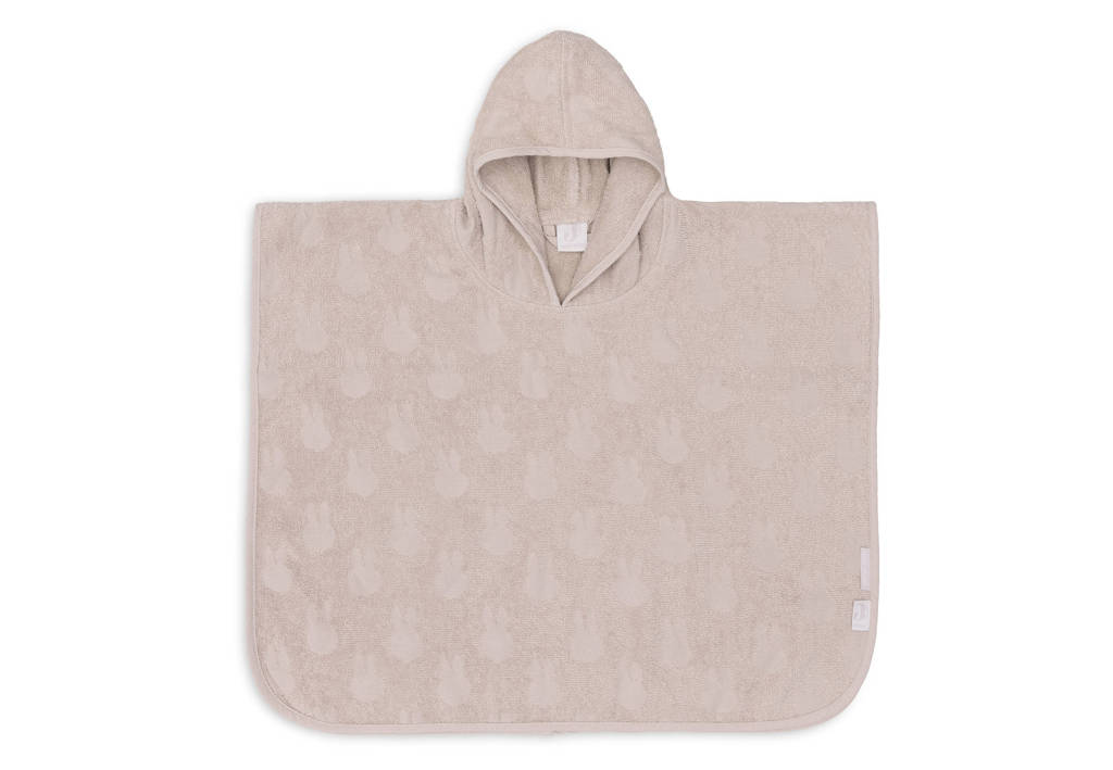 badstof badponcho Miffy Jacquard Nougat