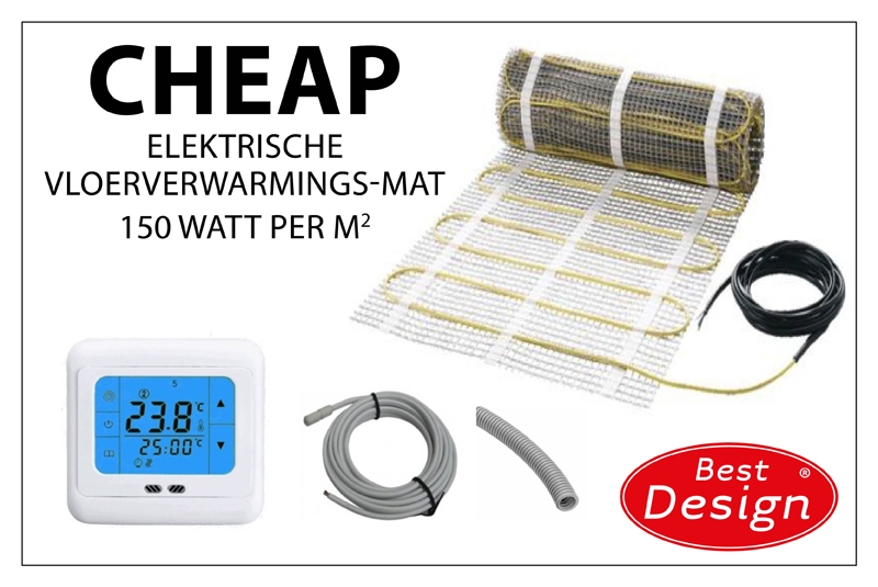 Best Design Top elektrische vloerverwarming 10.0m2