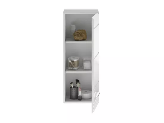 Demi colonne de salle de bain – Blanc laqué – KLEANKIN