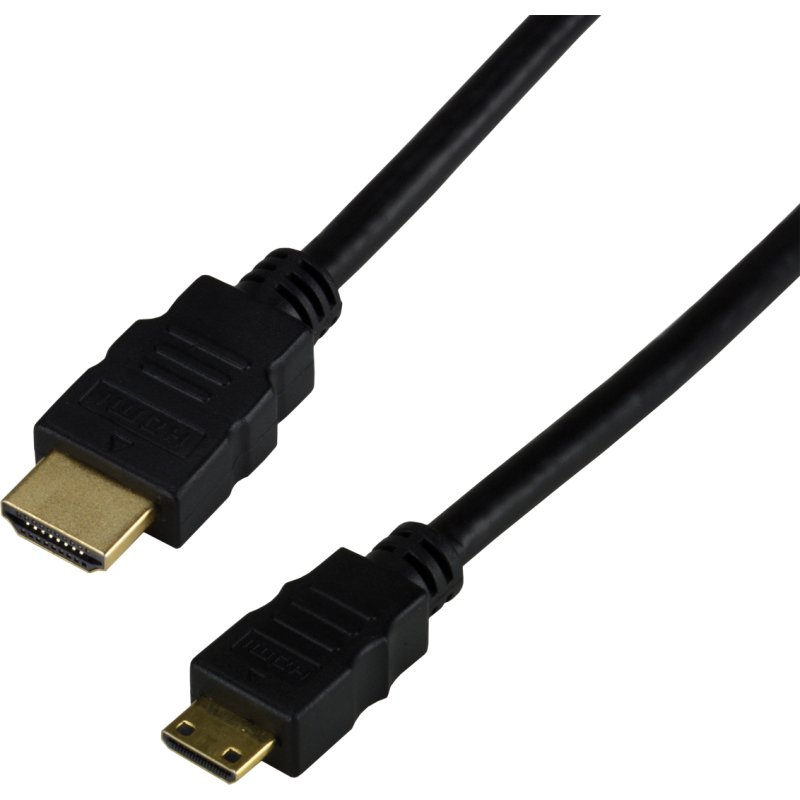 MCL 1m HDMI câble HDMI HDMI Type A (Standard) HDMI Type C (Mini) Noir