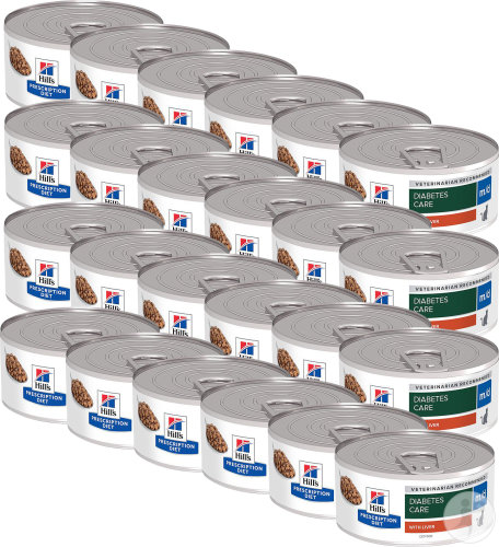 Hill's Pet Nutrition Prescription Diet M/D Féline Emincé Au Foie 24x156g
