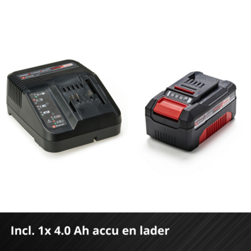 Einhell 18V grasmaaier GE-CM 18/33 Li Kit (incl. 4.0Ah accu en oplader)