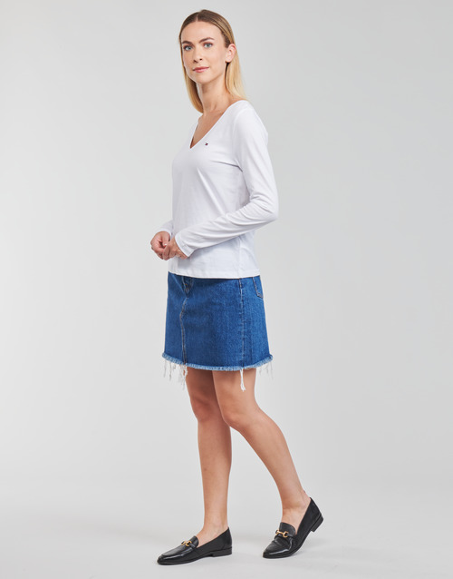 Tommy Hilfiger - REGULAR CLASSIC V-NK TOP LS Blanco
