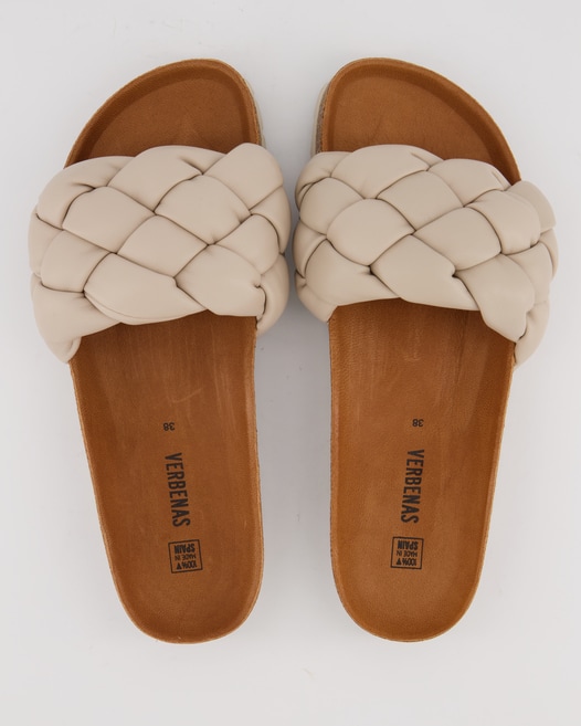 Verbenas Rai Roda Pantoletten in Beige