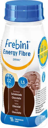 Frebini Energy Fibre Drink Enfant Chocolat Flacons 4x200ml