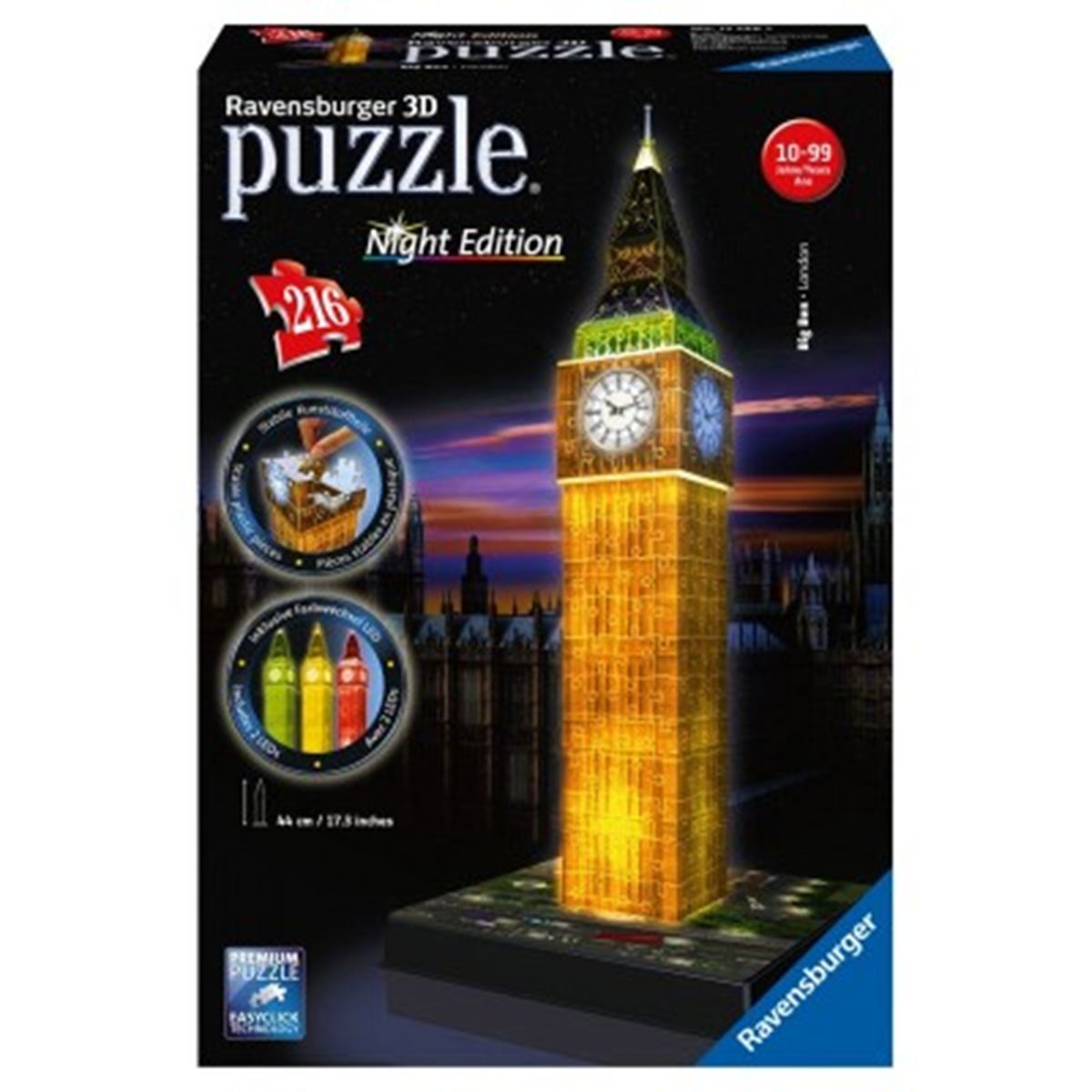 Puzzle 3D : Night Edition Big Ben