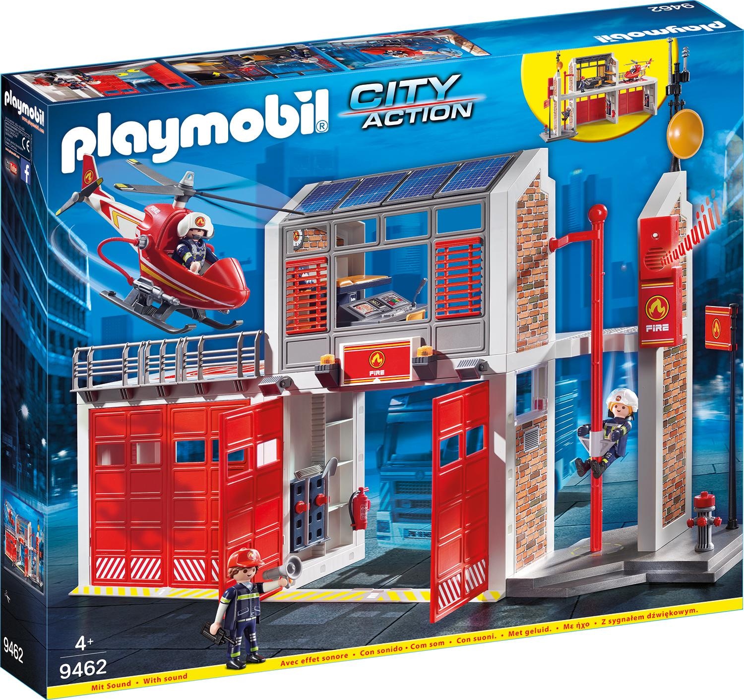 Playmobil® Konstruktions-Spielset »Grosse Feuerwache (9462), My Action Heroes« Made in Germany