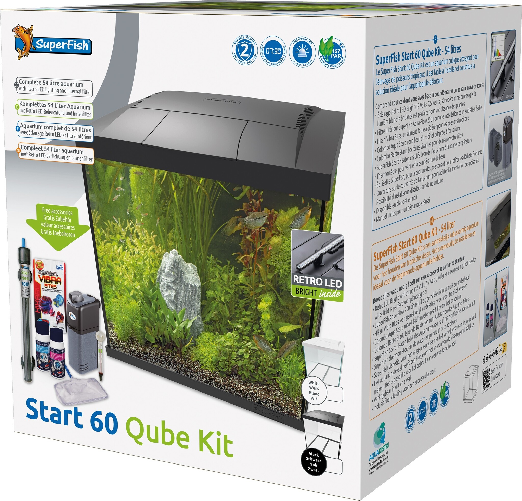 Start 60 Qube Kit Zwart