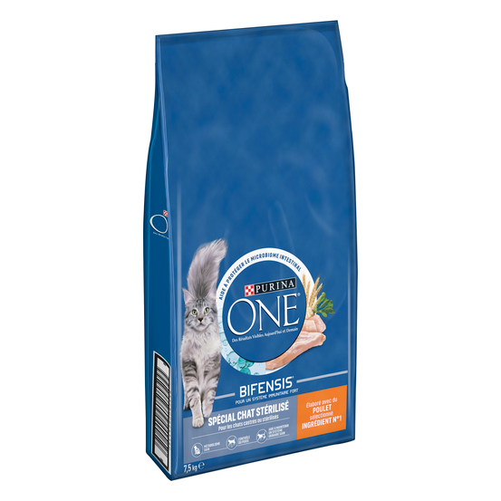 Croquettes au poulet pour chat stérilisé 7,5 kg