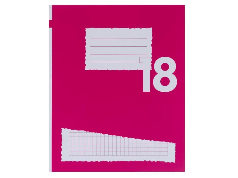 office focus Schulheft FSC E5, Kariert, Rosa, 10 Stück Schulheft im Format E5
