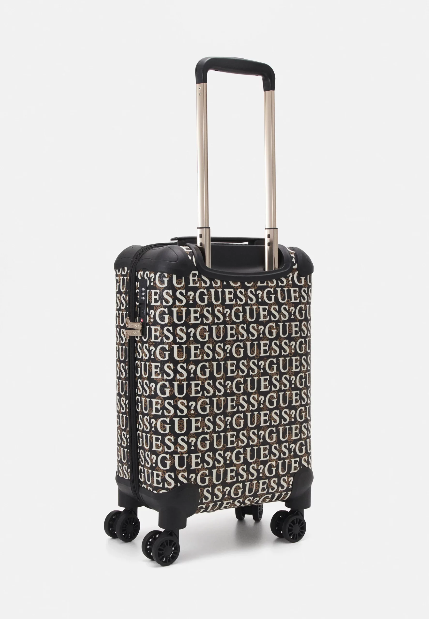 Guess Stark Travel Trolley Dames Zwart/Bruin