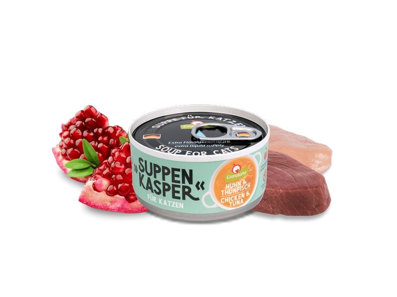 GranataPet Suppenkasper Huhn & Thunfisch 70 g Ergänzungsfuttermittel für Katzen