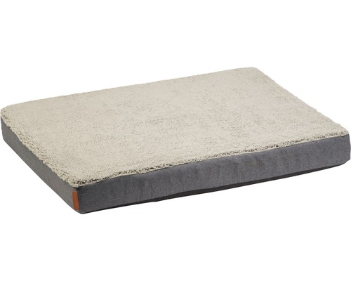 Beeztees Memory Foam Zira ligbedkussen, 75 x 50 x 9 cm, grijs