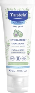 Mustela Baby Hydra Bébé Gesichtscreme normale Haut, 40 ml