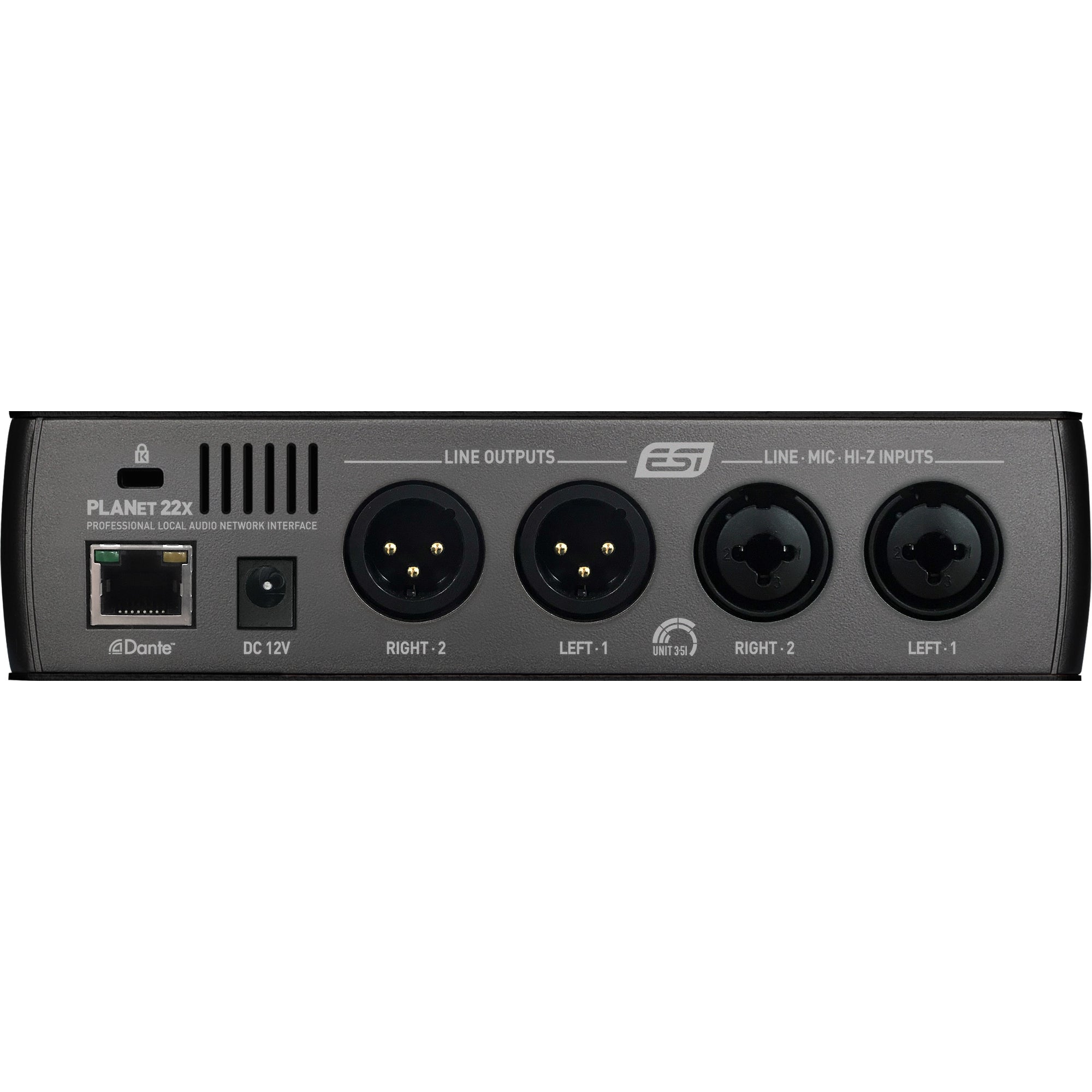ESI Planet 22x Dante audio interface