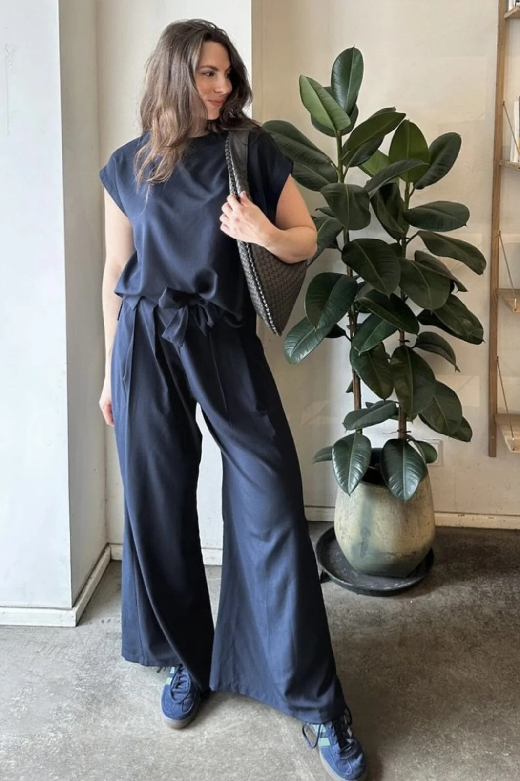 Neo Noir Lana Pants navy