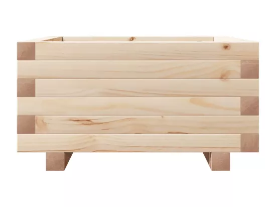 Jardinière bac lit surélevé bois marron 50 x 50 x 45438 cm 02_0037632