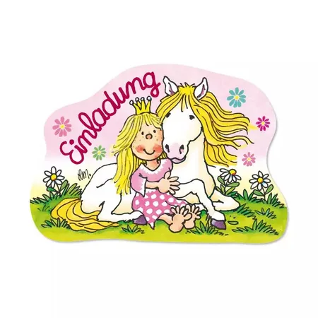Lutz Mauder Stanzkarte Einladungs-Set Prinzessin Miabella